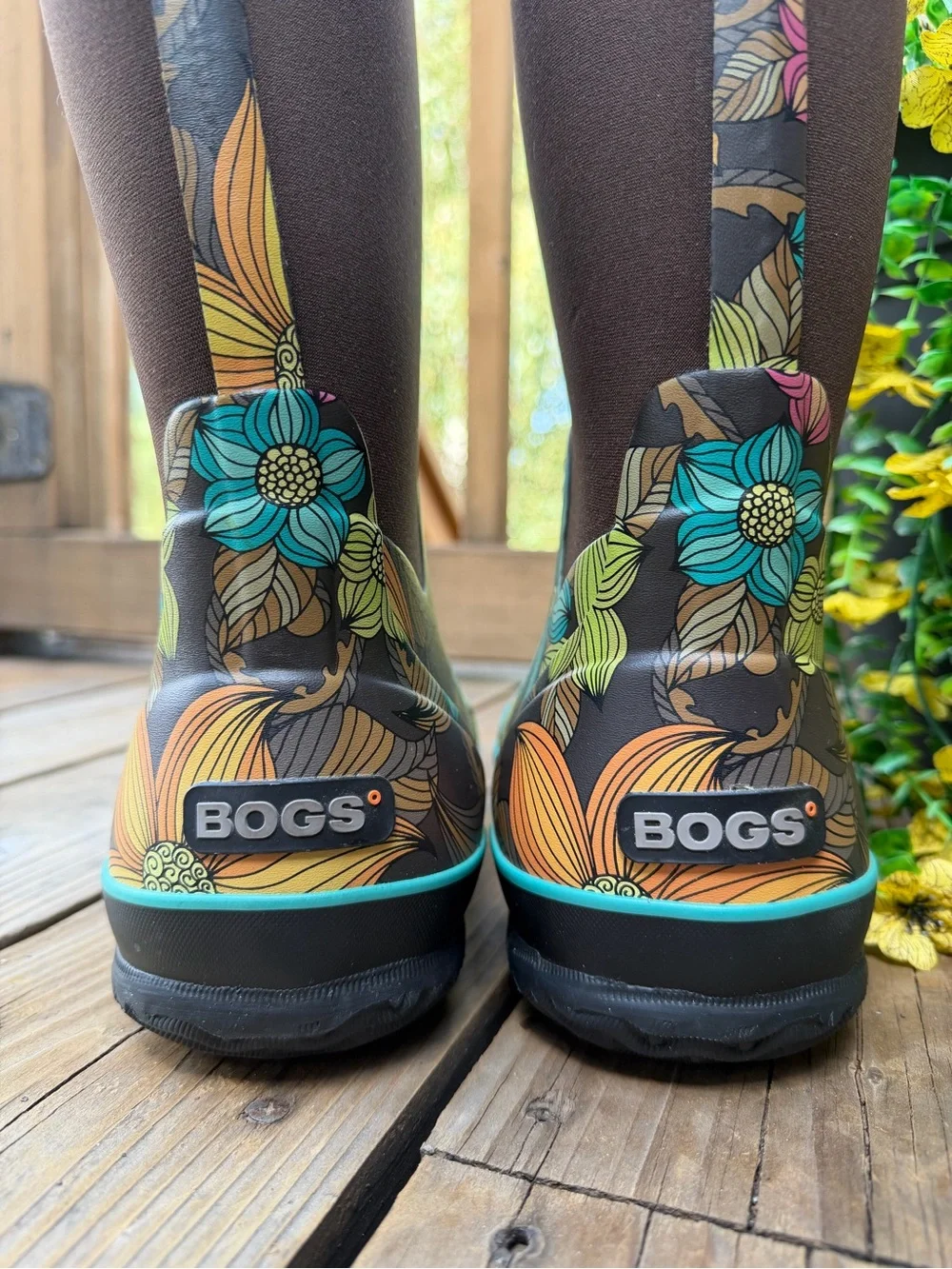 BOGS Floral Waterproof Garden Boots ⭐️NWT Outdoors Rain Gardening